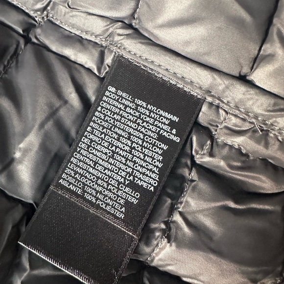 The North Face Dark Gray ThermoBall Puffer Jacket Mens Small NWOT - Picture 12 of 13